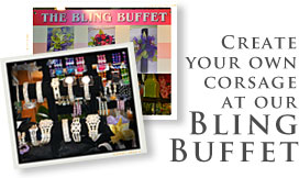 Get your Bling for Prom from the Bling Buffet at Jacobsen's Flowers