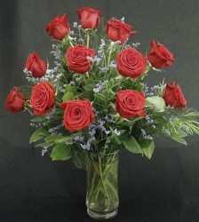 24 Beautiful Long Stem Red Roses In Waterford Michigan Jacobsen's Flowers