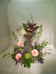Garden Birdbath Arrangement 
