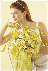 Garden of Yellow Bridal Bouquet