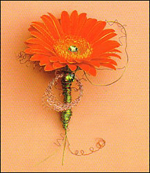 Wedding Flower Packages on Available In Many Colors  This Gerbera Daisy Boutonniere Is Bejeweled