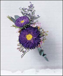 Purple Dusk Boutonniere
