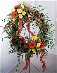 FTD Flourishing Garden Wreath