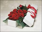 Boxed long stem roses