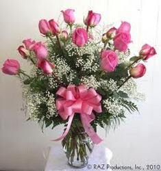 Long Stem Pink Roses 