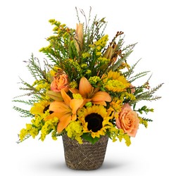 Fall Harvest Basket In Waterford Michigan Jacobsen's Flowers