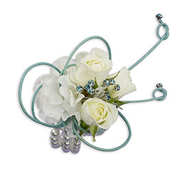 French Quarter Wrist Corsage In Waterford Michigan Jacobsen's Flowers