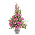 Peaceful Pink Small Urn In Waterford Michigan Jacobsen's Flowers