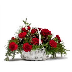 Classic Holiday Basket In Waterford Michigan Jacobsen's Flowers