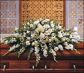Deluxe Pure White Casket