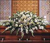 Deluxe Pure White Casket