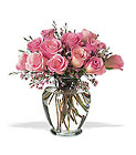 Pretty Roses with free vase!