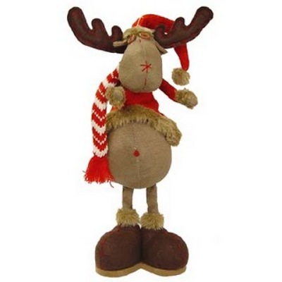 standing stuffed christmas moose