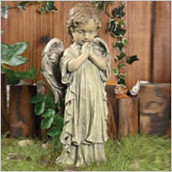 Memorial Angel Statue In Waterford Michigan Jacobsen's Flowers
