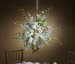 Wedding Chandelier In Waterford Michigan Jacobsen's Flowers