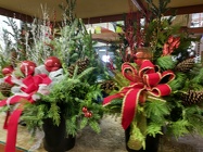 HOLIDAY PORCH PLANTERS In Waterford Michigan Jacobsen's Flowers