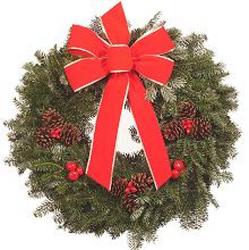 Balsm Fir Christmas Wreath In Waterford Michigan Jacobsen's Flowers