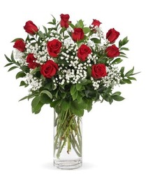 Dozen Red Roses and a Million Stars In Waterford Michigan Jacobsen's Flowers