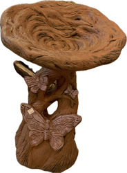 BIRDBATH WITH BUTTERFLY In Waterford Michigan Jacobsen's Flowers