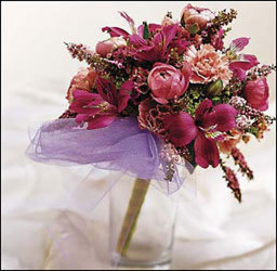 Seasonal Mix Bridal Bouquet In Waterford Michigan Jacobsen's Flowers