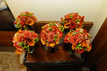 Autumn wedding Bouquets In Waterford Michigan Jacobsen's Flowers