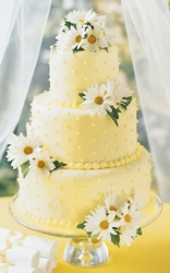 Wedding Cake Floral Accents In Waterford Michigan Jacobsen's Flowers