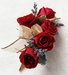 Red  Rose Corsage In Waterford Michigan Jacobsen's Flowers