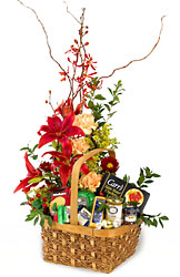  Blooming Gourmet Basket In Waterford Michigan Jacobsen's Flowers