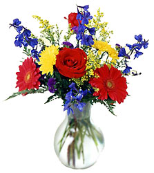 Burst of Color Bouquet In Waterford Michigan Jacobsen's Flowers