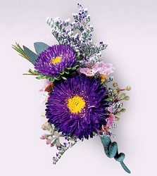 Purple Dusk Boutonniere In Waterford Michigan Jacobsen's Flowers