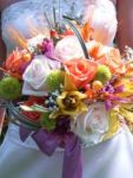 Spring and Summer Bridal Bouquet In Waterford Michigan Jacobsen's Flowers