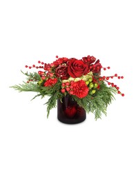 Crimson Cheer In Waterford Michigan Jacobsen's Flowers