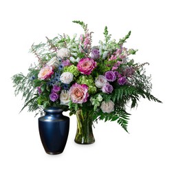 Heartfelt Remembrance Vase Arrangement In Waterford Michigan Jacobsen's Flowers