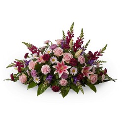 Eternal Grace Casket Spray In Waterford Michigan Jacobsen's Flowers