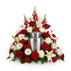 Heartfelt Devotion Urn Surround In Waterford Michigan Jacobsen's Flowers