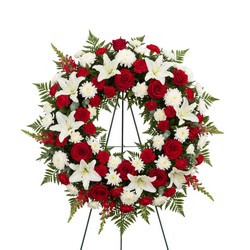 Heartfelt Devotion Wreath In Waterford Michigan Jacobsen's Flowers