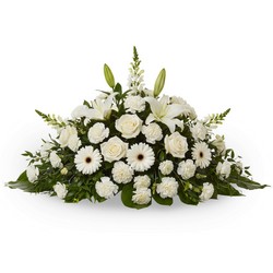 Purest Peace Casket Spray In Waterford Michigan Jacobsen's Flowers