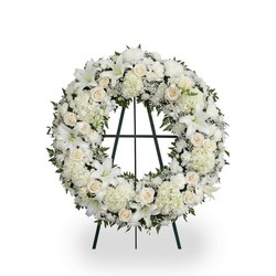 Purest Peace Memorial Wreath In Waterford Michigan Jacobsen's Flowers