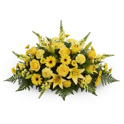 Eternal Sunshine Casket Spray In Waterford Michigan Jacobsen's Flowers