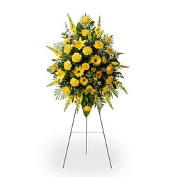 Eternal Sunshine Standing Spray In Waterford Michigan Jacobsen's Flowers