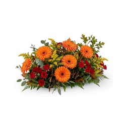 Autumn Bonfire Centerpiece In Waterford Michigan Jacobsen's Flowers