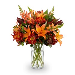Amber Radiance Harvest Bouquet In Waterford Michigan Jacobsen's Flowers