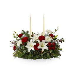 Fireside Splendor Centerpiece In Waterford Michigan Jacobsen's Flowers