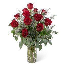 Elegance and Grace Dozen Roses In Waterford Michigan Jacobsen's Flowers