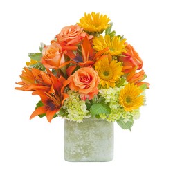 Textured Sunset Vase In Waterford Michigan Jacobsen's Flowers