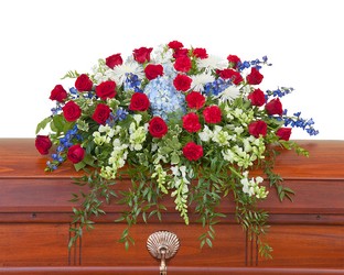 Honor Casket Spray In Waterford Michigan Jacobsen's Flowers