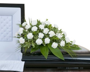 Simple Love Casket Spray In Waterford Michigan Jacobsen's Flowers