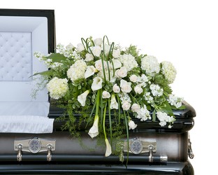 Elegant Love Casket Spray In Waterford Michigan Jacobsen's Flowers