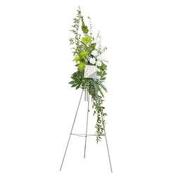 Memory Chimes Easel Spray  In Waterford Michigan Jacobsen's Flowers