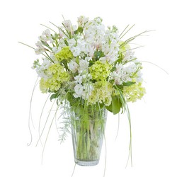 White Elegance Vase In Waterford Michigan Jacobsen's Flowers